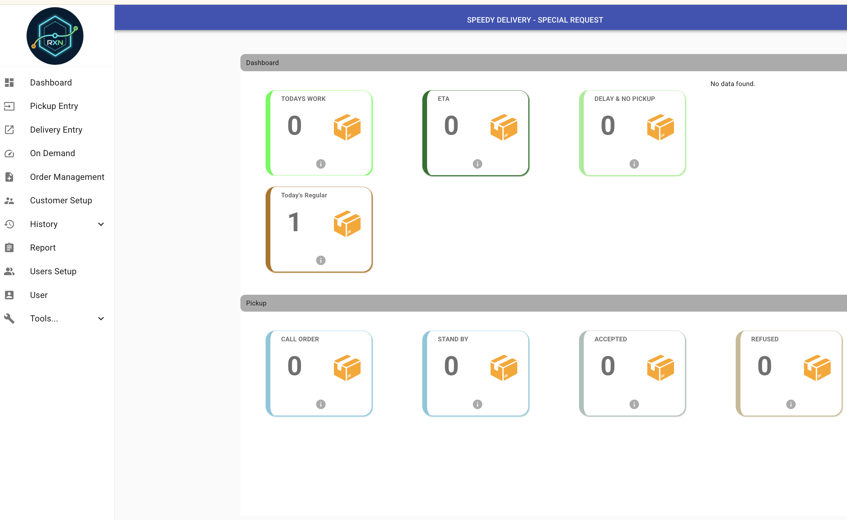 Client App Dashboard