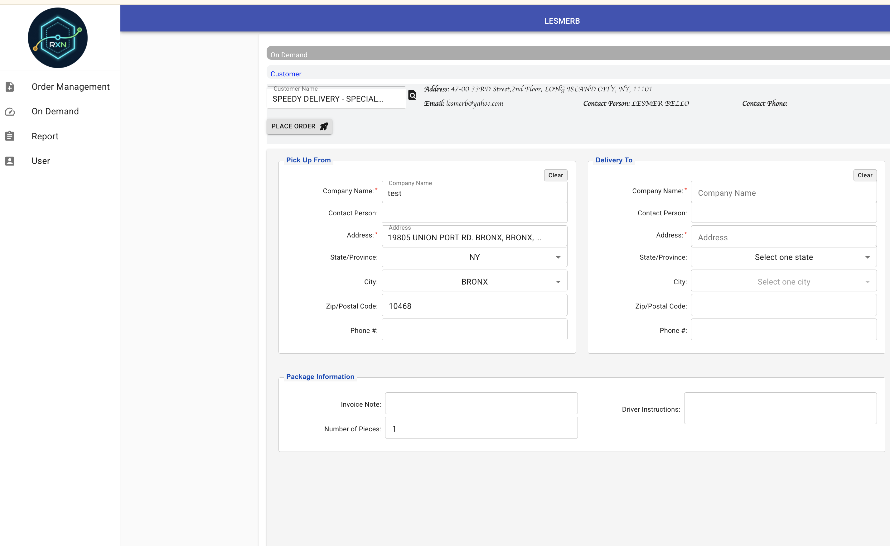 Client's Client App - Tracking